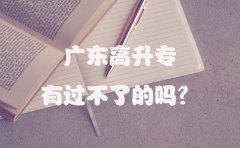 广东高升专有过不了的吗？